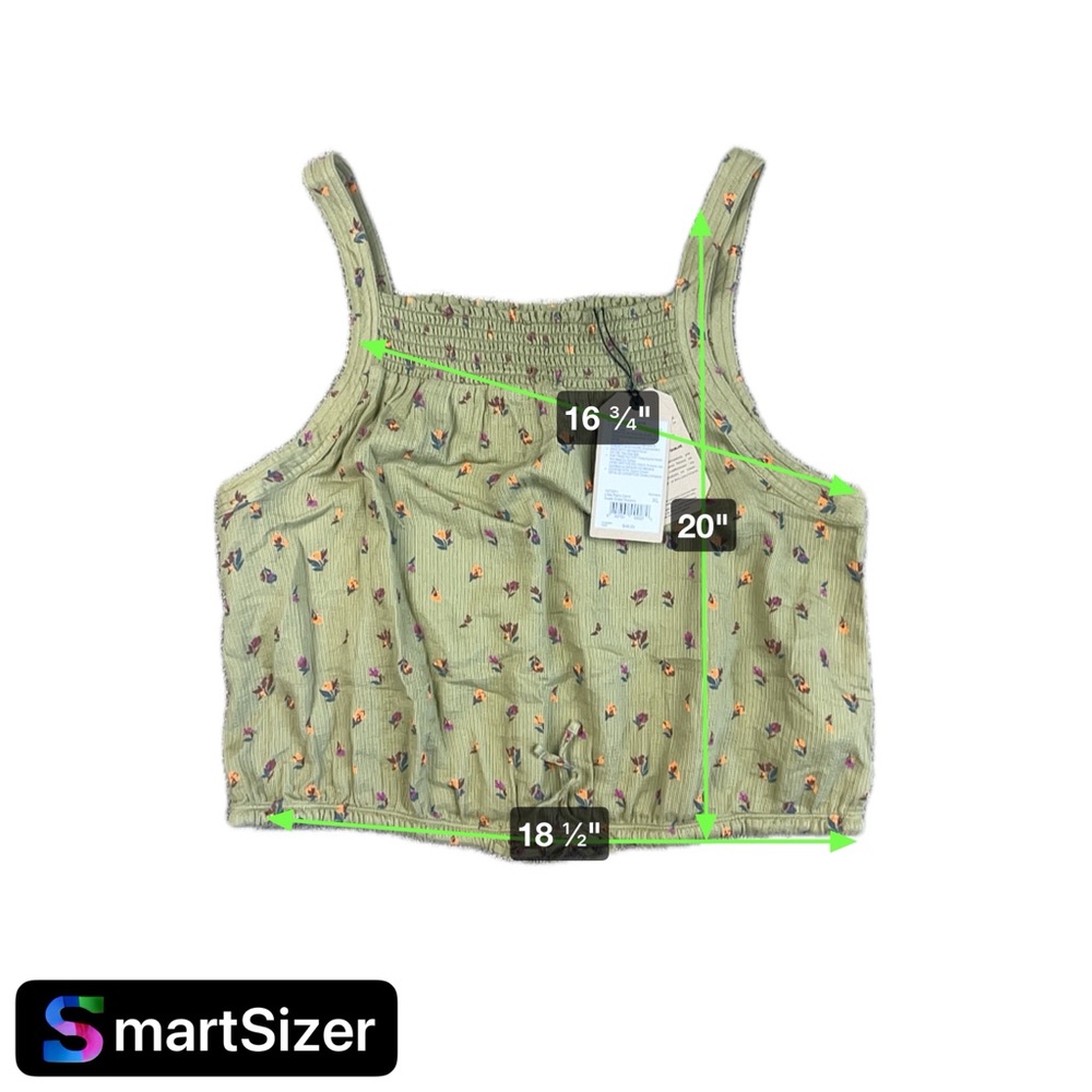 Prana little palm cami NEW sweet grass meadow women’s SZ L - Picture 7 of 7